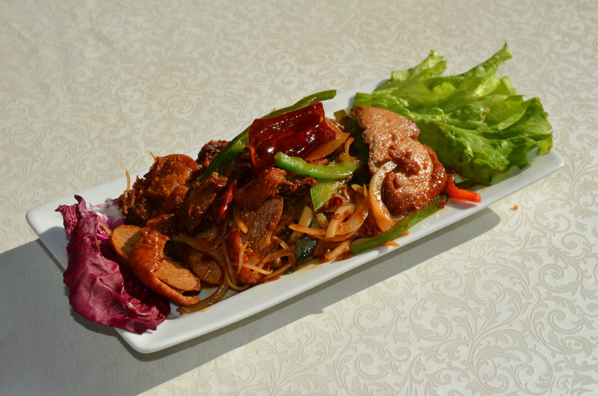 Filet de canard à la sauce Sichuannaise pimentée