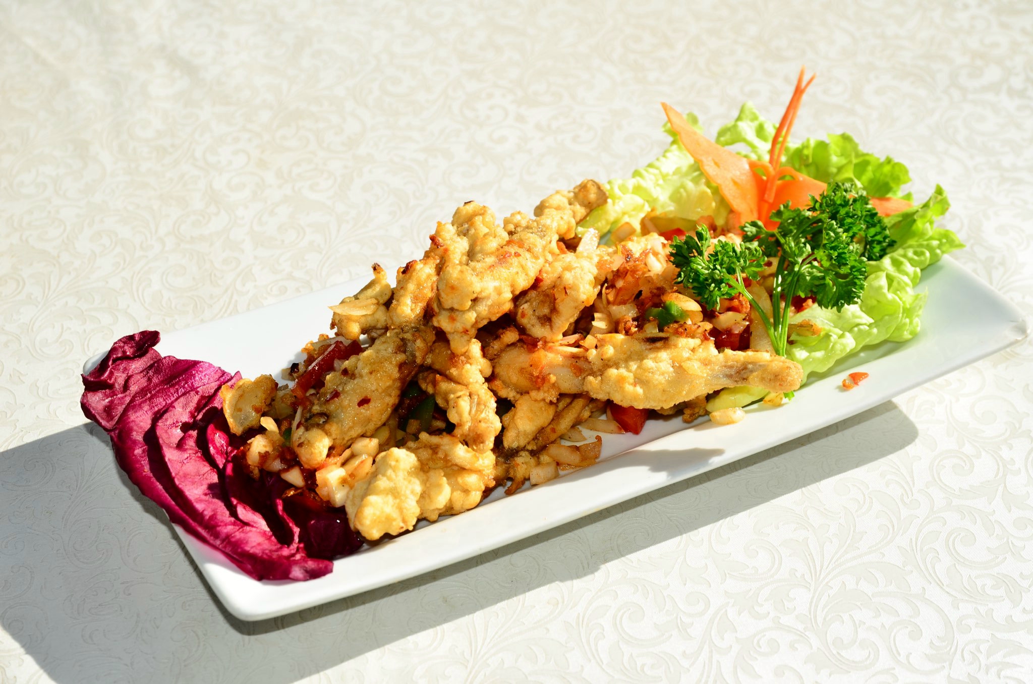 Cuisses de grenouilles au sel et au poivre