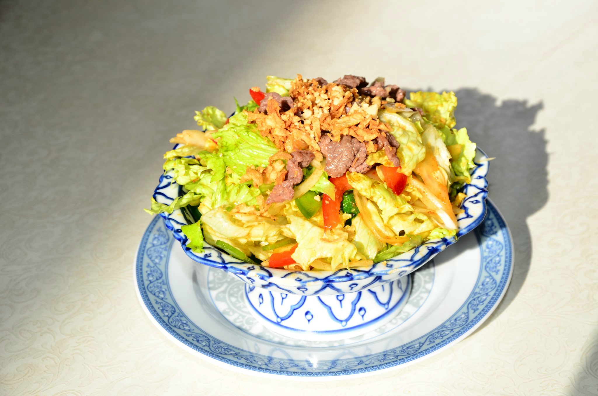 Salade de bœuf à la citronnelle