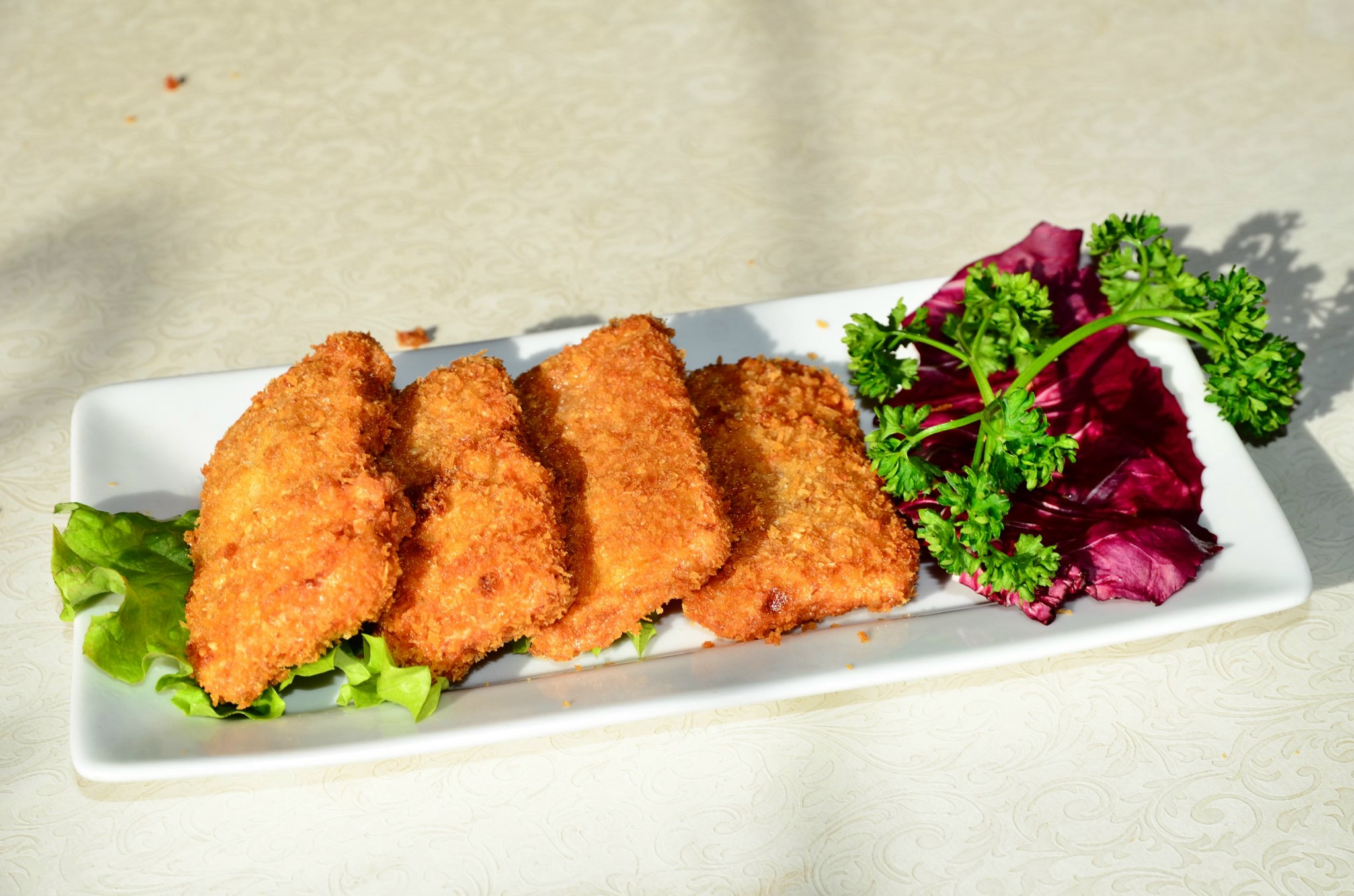 Toast de crevettes frits